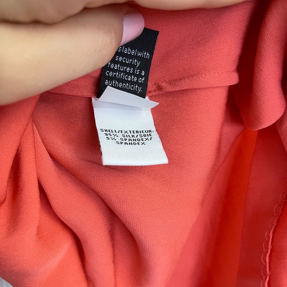 Diane Von Furstenberg Coral Tunic, sz 4 - Picture 10 of 12